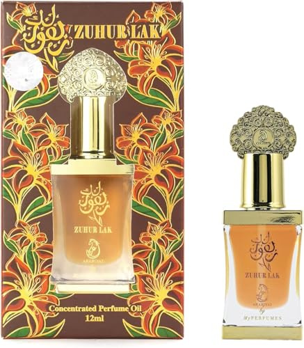Arabiyat Zuhur Lak For Women and Men (Unisex) Concentrated Perfume Oil, 12ml Made in UAE