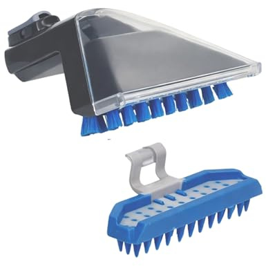 DuraSpares 2 in 1 Wash Tool for Vax Rapid Power SmartWash SpotWash Brush | Replacement Antimicrobial Upholstery Cleaner Carpet Attachment Nozzle