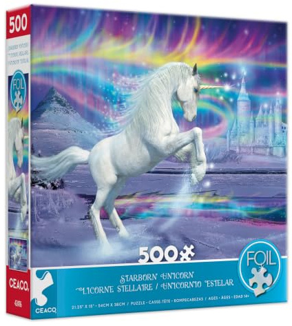 Ceaco - Starborn Unicorn - 500 Piece Jigsaw Puzzle for Adults