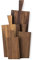 Continenta Walnut Wood Cutting Board, Dark Brown, 9 x 2 x 2 cm