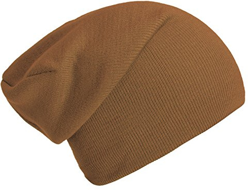 DonDon Mütze Herren Mütze Damen Wintermütze Slouch Beanie - Khaki
