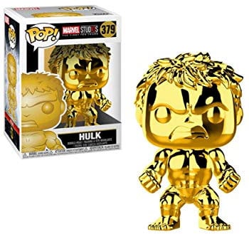 Funko POP! Bobble: Marvel: Marvel Studios 10: Hulk - (Chrome) - Collectable Vinyl Figure - Gift Idea - Official Merchandise - Toys for Kids & Adults - Movies Fans - Model Figure for Collectors