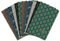 Clairefontaine 192086C - Packung mit 12 Notizbücher Neo Deco Kollektion Winter, 7,5x12 24 Blatt liniert, 90g, Motive sortiert, 1 Pack
