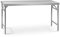 Royal Catering RCAT-180/60K Arbeitstisch klappbar 60 x 180 cm Edelstahl Tisch Küche Tragkraft 230 kg
