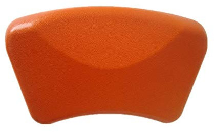 Badewanne Kissen Badezimmer Badewanne Kissen Kissen Home-Spa Entspannen Bad Mit Zwei Saugstark Kopfstütze Und Rückenlehne wasserdichte Spa Badematten (Farbe : Orange, Größe : 27.5 x 16 x 6cm)