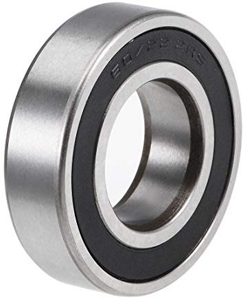 sourcing map 1 Stücke Doppelt Abgedichtet Kugellager Kugellager Set Rillenkugellager 60/22-2RS Z2 22mm x 44mm x 12 mm Chromstahl kugellager groß Skateboard Bearings Skateboard Kugellager