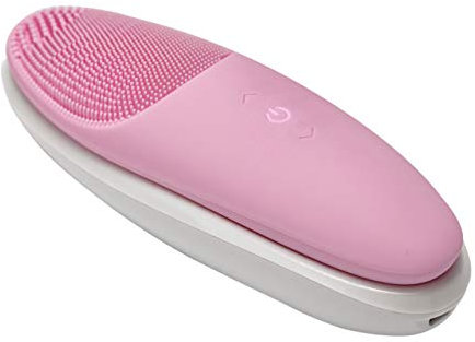 innoGIO Limpiador Facial y Masajeador Eléctrico GIOperfect Shine - Cepillo Sónico Exfoliante y Revitalizador, Función de Calor (Termoterapia), Silicona, 5 Modos Vibración, Carga Inductiva (Recargable)