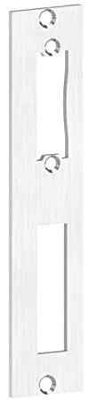 Schließblech 40x172x3 mm für Einsteckschlösser V2A
