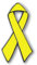 Gelbe Schleife Ribbon Yantec Pin Anstecknadel