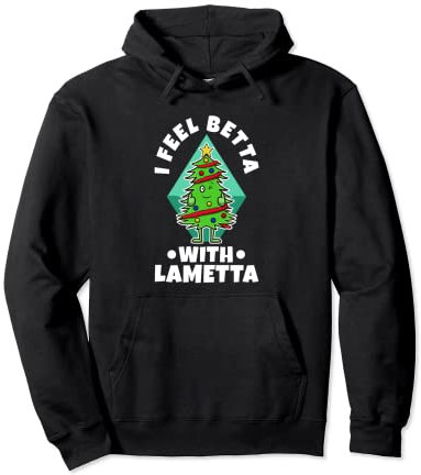 I feel Better with Lametta Pullover Hoodie