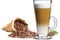 Latte Glasses Tea & Coffee Cups Pack of 10-270ml Temperature Resistant Hot Drink Cafe Mugs with Handle Ideal for Milk Juice Ice Cream Latte, Cappuccino, Espresso and Hot Chocolate -