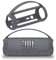 Coque en silicone pour haut-parleur Bluetooth portable JBL Flip 6, étui de protection pour enceinte JBL Clip 6 (coque uniquement) (coque uniquement) (coque gris)