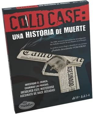 ThinkFun - Scape Room Cold Case 1 | Brettspiele für Erwachsene | Brettspiel Solving Crime | Murder for Beginners | Police Cases Solving Games | Spanische Ausgabe | Geschenkidee