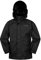 Mountain Warehouse Pakka Kids Waterproof Jacket - Wind Resistant, Lightweight,Breathable Rain Coat for Girls & Boys, Packaway Bag - For Rain, Autumn, Winter Black Kids Size 7-8 Years