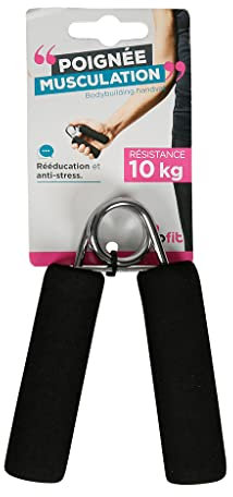 UPFIT - Poignée, pince de musculation pour avant bras et mains - Pour la musculation et la rééducation - Matière: Mousse et métal - Résistance: 10kg - Simple d'utilisation et facile à transporter