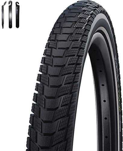 1 x Schwalbe Fahrradreifen Draht Pick Up Performance Schwarz mit Reflex 60-406 (20 x 2.35) inkl. Reifenheber