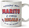 Mugffins Tazza in ceramica per MARITO 11 oz / 350 ml - In italiano - Sono l'Unico Regalo di cui Hai Bisogno - Idea regalo per compleanno, anniversario, natale
