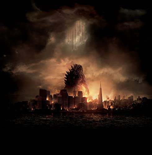 kaiju destroyed city Poster A4 - Filmkunstposter in verschiedenen Größen für Wohn- oder Schlafzimmerideen. Randlose Kultfilmbilder, klassische ikonische 70er, 80er, 90er Jahre, Vintage-Retro-Wanddeko