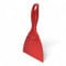 Spatule à pâte | Rigide 10 cm | Spatule de cuisine pour pizza, pain et pâte (rouge)