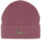 Spreadshirt Dackel Stickerei Bio Fisherman Beanie Mütze, One Size, Hibiskusrosa