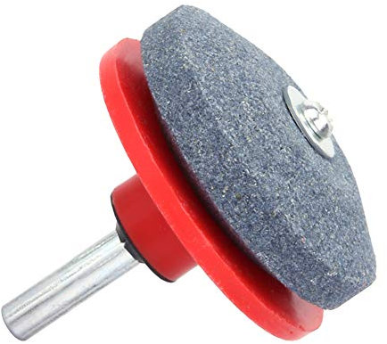 Tagliaerba per Prato, Affilatore per Lama Giardino Smerigliatrice Power Gear Lama per Pacciamatura per Patio e Trapano per Affilare Pietra per Affilare il Patio Rosso (rosso)
