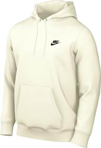Nike Club Ft Po Sweatshirt à Capuche, Sail/Sail/Black, XXL Homme