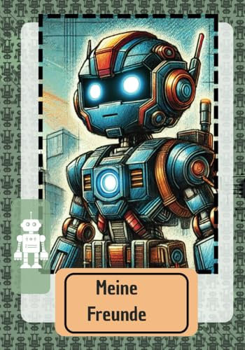 Freundebuch Roboter: Dein Roboter-Freundebuch für Kindergarten und Grundschule