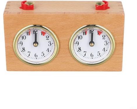 Mechanische Schachuhr aus Holz, ideal für internationale Schach-, Go- und chinesische Schachwettbewerbe