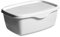 Feuchttücher-Box, Baby-Aufbewahrung, feuchtes Toilettenpapier, staubdichtes Papier mit Deckel, Box für Feuchttücher für Zuhause (weiß)