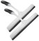 Best House | Window Squeegee Glass Cleaning Wiper | Pack of 2 | Grey White | Easy Grip Handle | Multipurpose Glass Shower Squeegee Window Cleaner | for Washing Cars, Glass, Bathroom, Kitchen & Tiles
