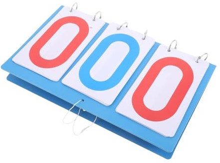 NULYLU Tableau De Score De Jeu pour Basket-Ball Et Badminton Compteur De Score Flipper avec Chiffres Retourneur pour Football Et Tennis De Table