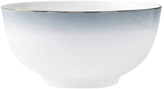 JYBNBBE Serviergeschirr Haushalt Einfache Unterglasur Farbe Porzellan Schüssel Geschirr Farbverlauf Keramik Schüssel Teller Abendessen Schalen,A-One Size