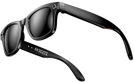 norwiss smart Glasses mit 8MP Kamera, 16 - Sprache Übersetzung, Fotos und Videos aufnehmen,Bilder per WLAN übertragen, für Business & Outdoor