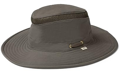 Tilley T4MO-1 Unisex Wandermütze (Olive, 19,4)