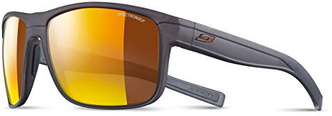 Julbo Unisex Renegade Sonnenbrille, Transparentes Schwarz/Grau, One Size