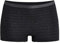 Conta Thermo Panty, bequemer Hipster mit natürlicher Baumwolle, wärmeisolierende Thermounterwäsche, Damenbekleidung, Schwarz Geringelt, Größe: 40/M