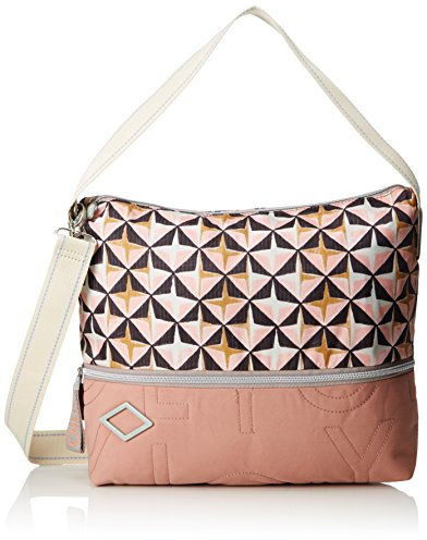 Oilily Damen Charm Geometrical Hobo Lhz Henkeltasche Pink (Rose)