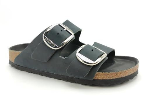 Birkenstock Damen 1011075_36 Slides, Black, EU