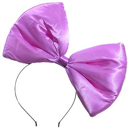 Yazilind - Fascia per Capelli da Sposa, con Archetto Laterale e Tessuto, Colore: Lilla, cod. 1904T0018