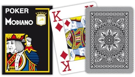Modiano Poker 4 Jumbo Index Schwarz