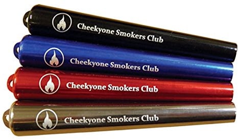 CheekyOne Smokers Club Hülle für Joints/Zigaretten, Metall, Kingsize rot