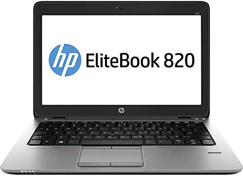 HP EliteBook 820 G1 12-inch Ultrabook Laptop PC (Intel Core i5-4300U, 8GB RAM, 180GB SSD, WiFi, WebCam, Windows 10 Professional 64-bit) (Renewed)