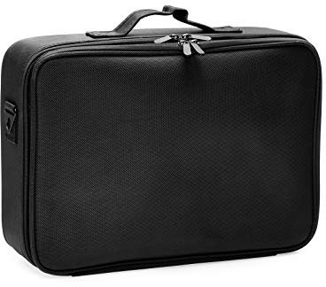 Kosmetiktasche Groß Damen Portable Reise Kosmetikkoffer Make Up Tasche Professionelle Schminkkoffer Organizer Schminktasche Beauty Case Wasserdicht Artist mit Einstellbaren Teiler(Doppelschicht)