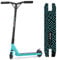 SOKE Evo Stunt Scooter für Extreme Skateparkfahrten – ABEC-9 Carbonlager aus verchromtem Stahl – PU-Räder 88A – Y-Bar-Lenker mit TPR-Griffen – Aluminium-Deck hellblau