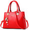 DORRISO Damen Handtasche Mode Hängende Glocken Umhängetasche Abnehmbarem Schulterriemen Casual Elegantes Top Griff Design Tasche für Frauen Rotes A