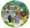 PAINT IT EASY NEU Pappteller Zoo, 8 Stück, Ø 23 cm