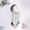 Traumfänger aus Achat, Mond, mit Kristallen, Lebensbaum, Edelstein, Traumfänger, natürlicher Edelstein, Achat, Wandbehang, Zimmer, Garten, Traumfänger, Dekor (bunt)