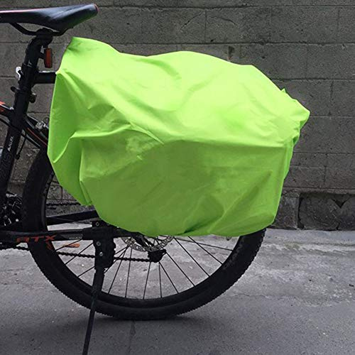 KIMISS Portabicicletas Al Aire Plegable Impermeable a Prueba de Polvo Alforja Bolsa de Lluvia Cubierta de Lluvia para Bicicletas Mochila Impermeable