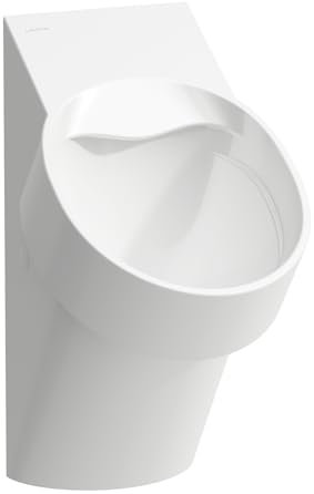 LAUFEN Val Absauge-Urinal, ohne Löcher für Deckelmontage, spülrandlos, 305x365x560mm, H8402850000001, Farbe: Weiß