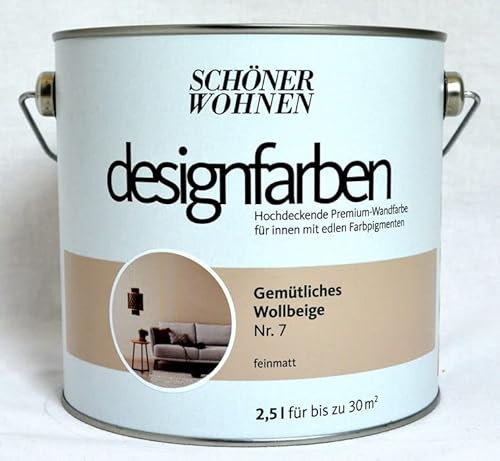 Designfarbe Gemütliches Wollbeige Nr. 7 2,5 l